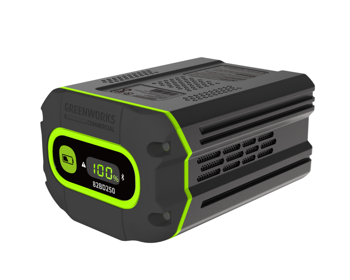 GREENWORKS 82BD250 82 Volt 2.5 Ah Battery w/ Bluetooth and Digital